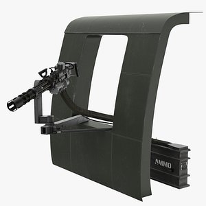 M134 Helicopter Mount System Dirt