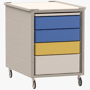 Medical Cart 3D Model