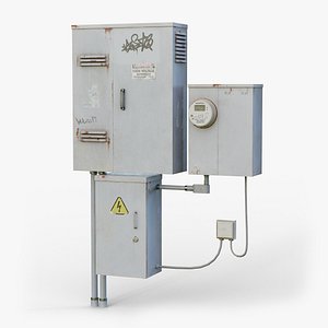 3D model ElectricalBox GameReady LODs