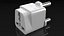 Type M Electrical Plug Adapter White