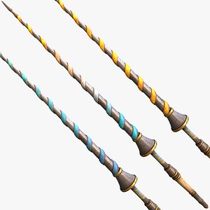 3D Medieval Cavalry Tournament Spear Lance Weapon