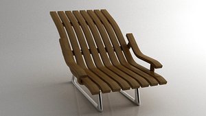 modern beach wood chair