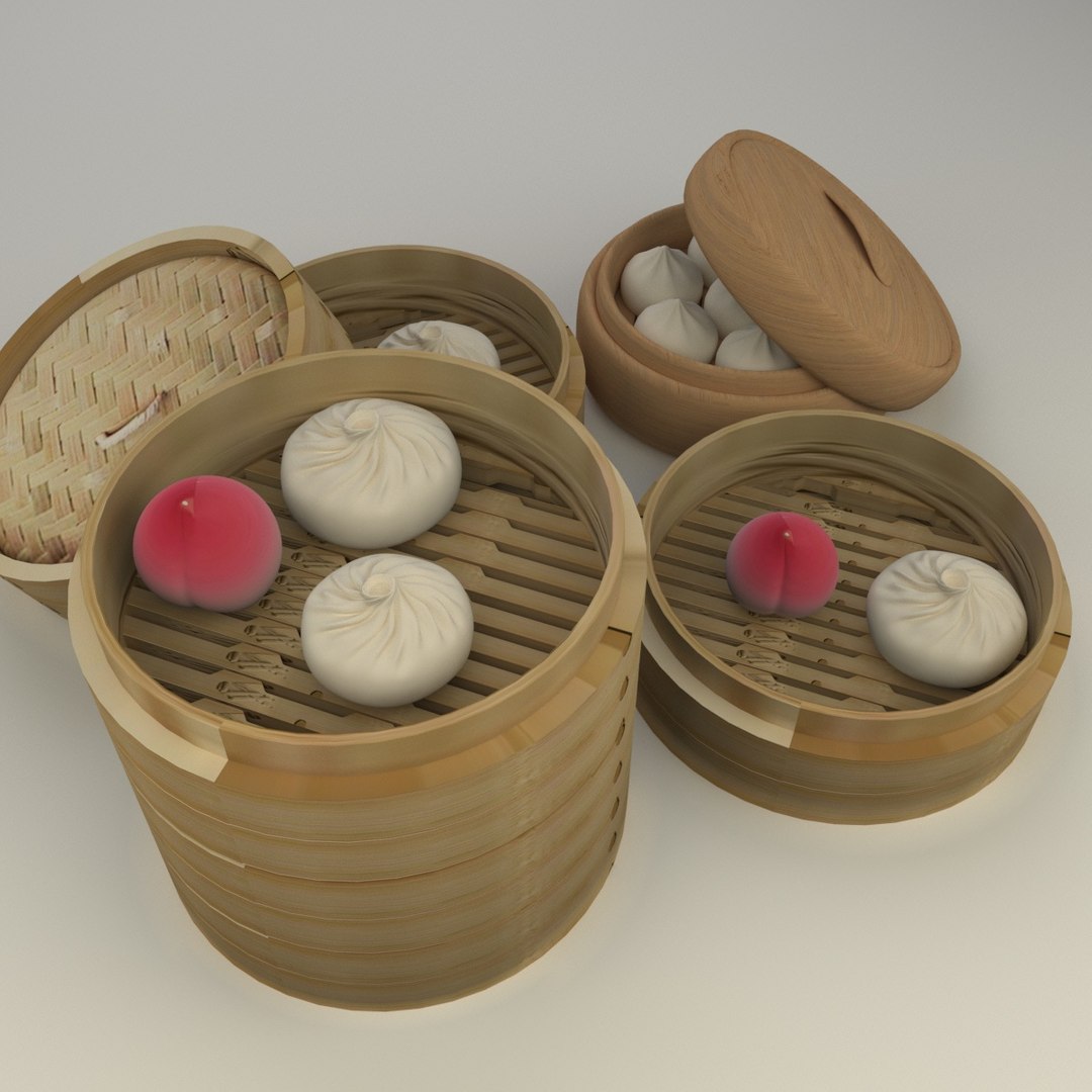 Chinese Bamboo Steamer Model - TurboSquid 2012209