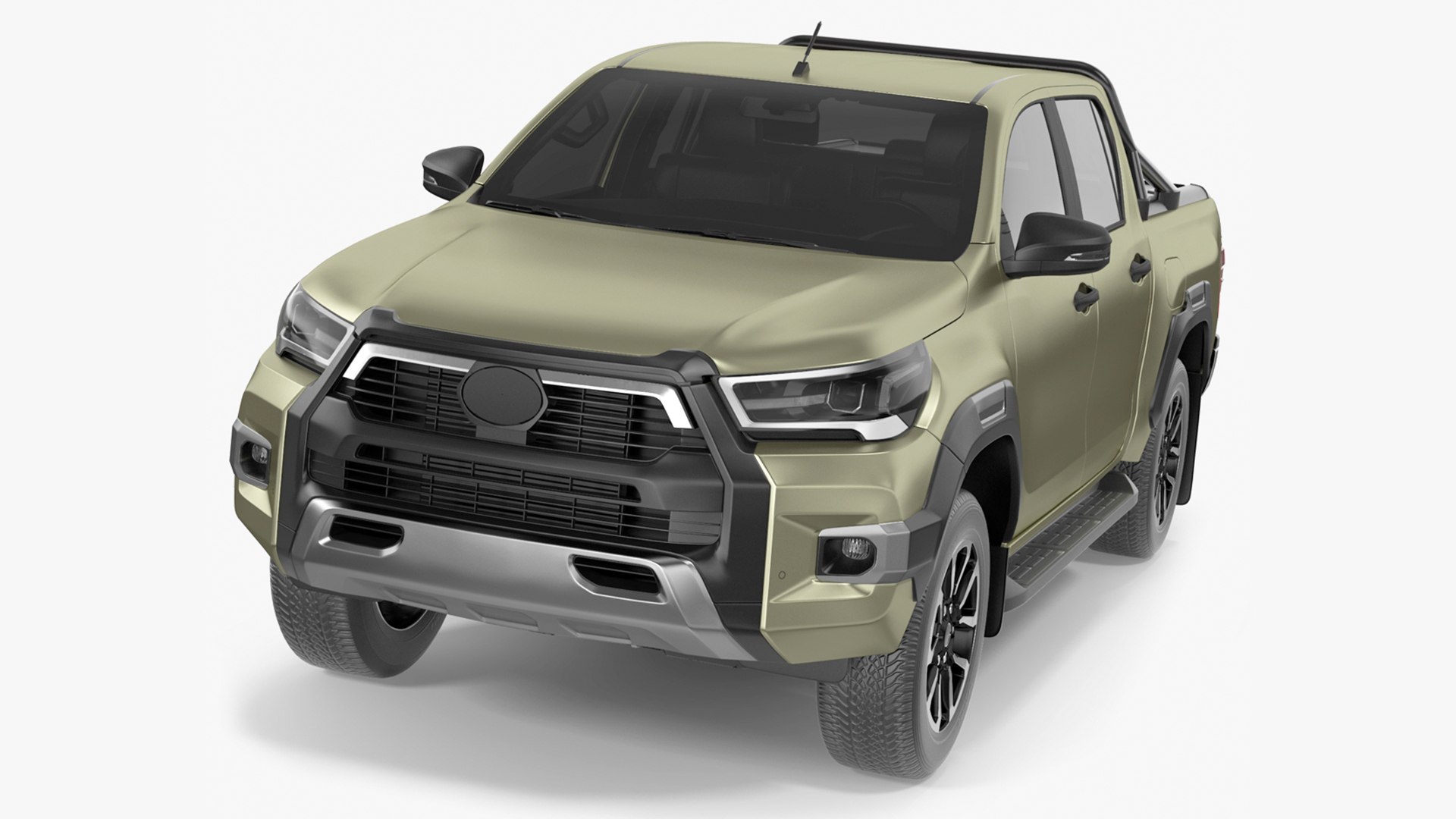 Mid Size Pickup Truck 2022 3D model preview
