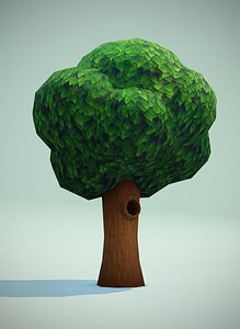 tree hollow 3D model