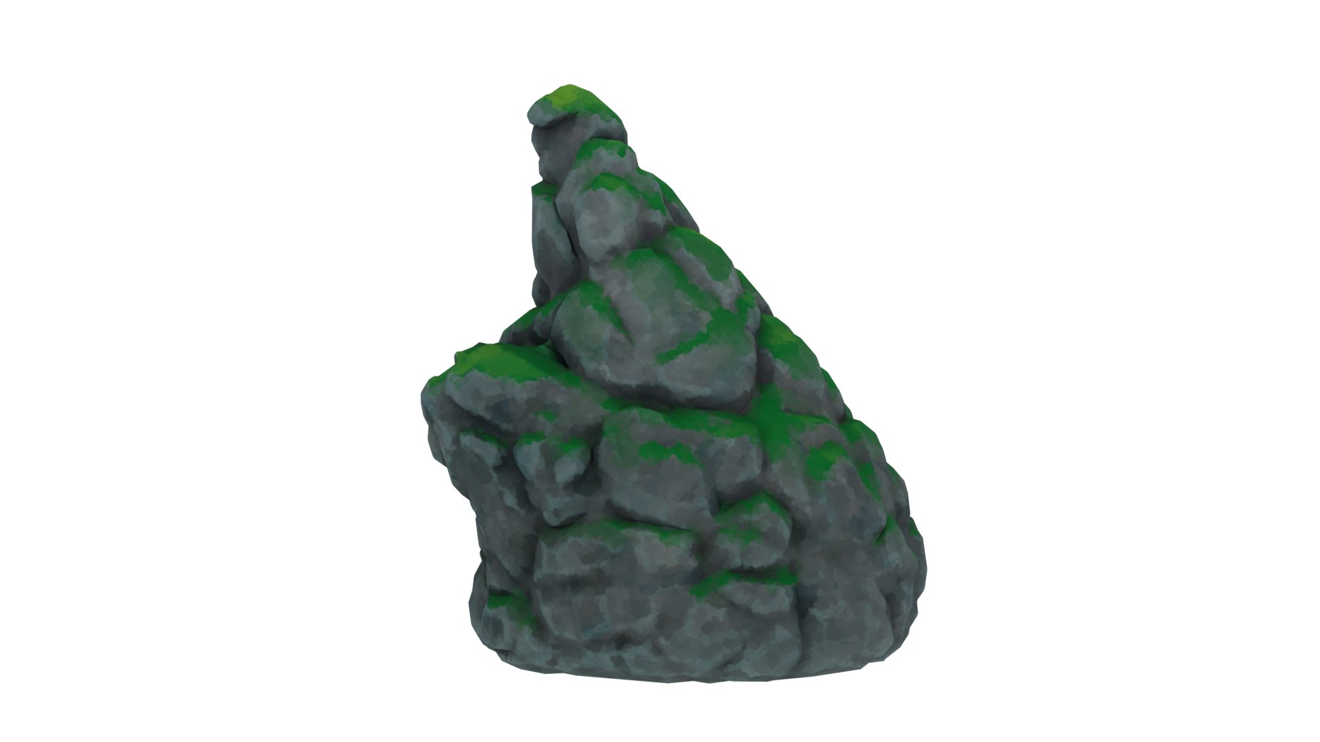 Free Set Ghibli Style Rocks Model - TurboSquid 1755471