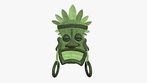 Tribal Mask J10 Full Mud - Costume Character Design 3D model