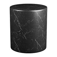 MONOLITH SIDE TABLE - NERO MARQUINA MARBLE