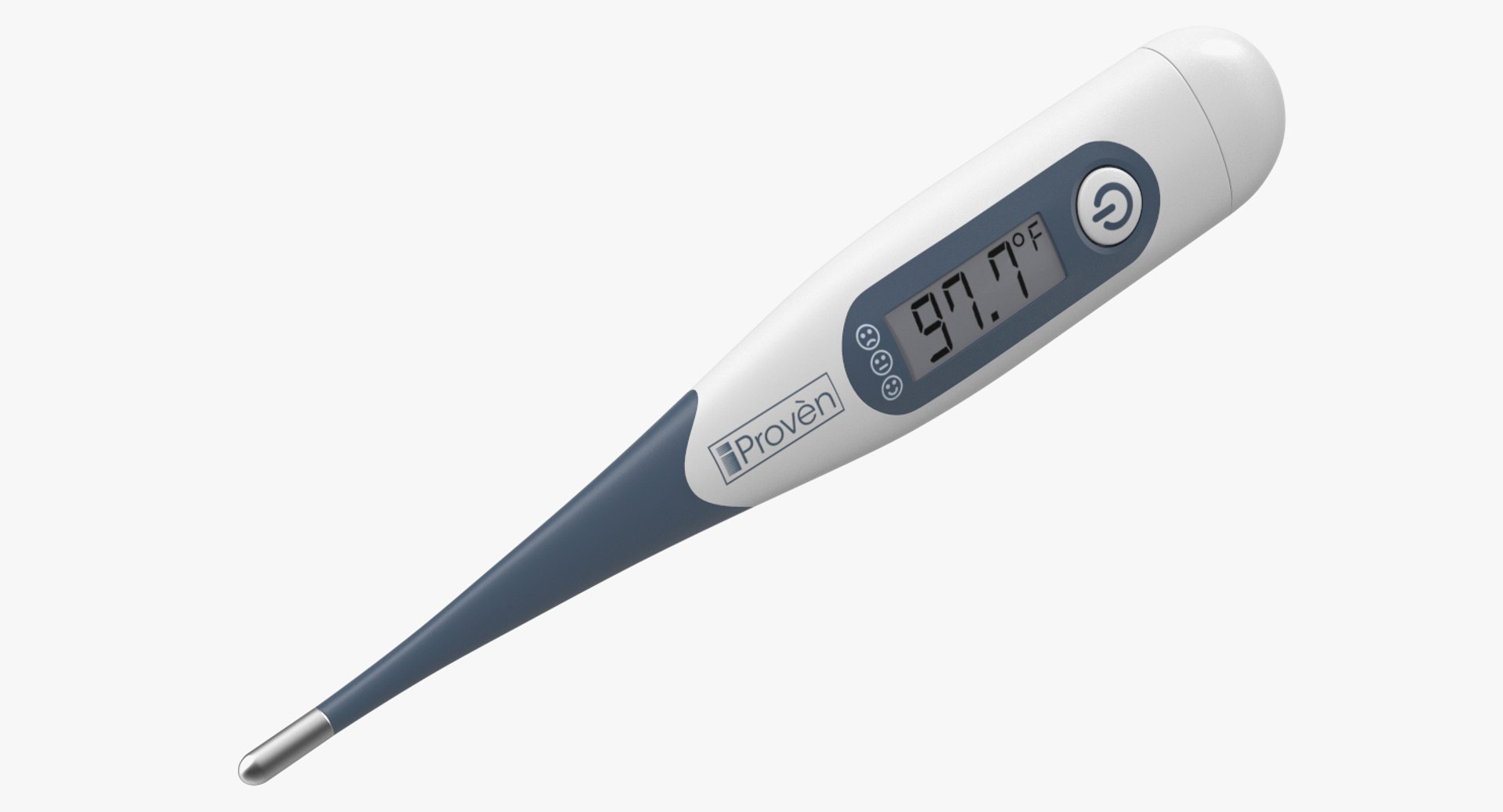 Digital Clinical Thermometer 3D model preview