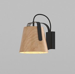 wooden wall faro 3D model