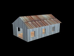 3ds max military barracks