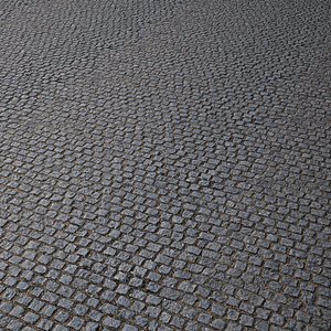 pavement cobblestone 3D