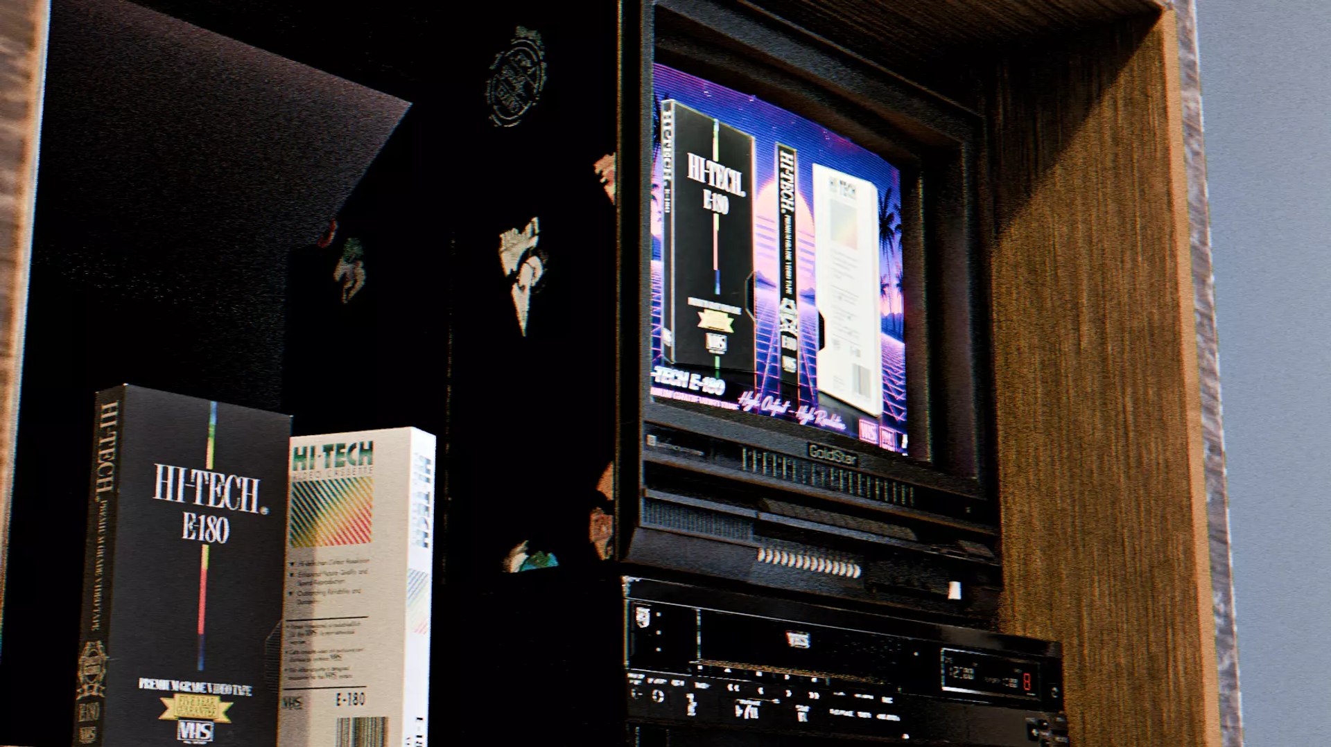 VHS Hi-Tech E-180 model https://p.turbosquid.com/ts-thumb/4B/lxEwbQ/Ye/vhscollectionvolonepremiumretrovideotapecassettes3dmodel92f38ad359/png/1788983336/1920x1080/fit_q87/e6b8624357be8d88fbddb480e68abc1d8d51607c/vhscollectionvolonepremiumretrovideotapecassettes3dmodel92f38ad359.jpg