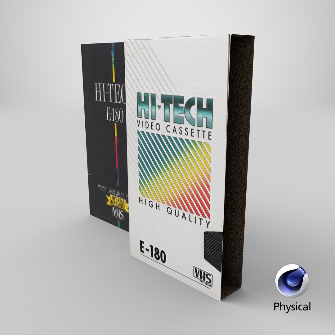 VHS Hi-Tech E-180 model https://p.turbosquid.com/ts-thumb/4B/lxEwbQ/iZ/stemcell_cinema_4d_physical_render/png/1789028767/1920x1080/fit_q87/0b04b1d015fbb602e763aaacc244416d5591d8a8/stemcell_cinema_4d_physical_render.jpg