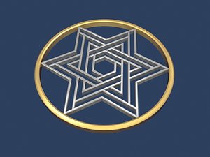 Star of David Circle