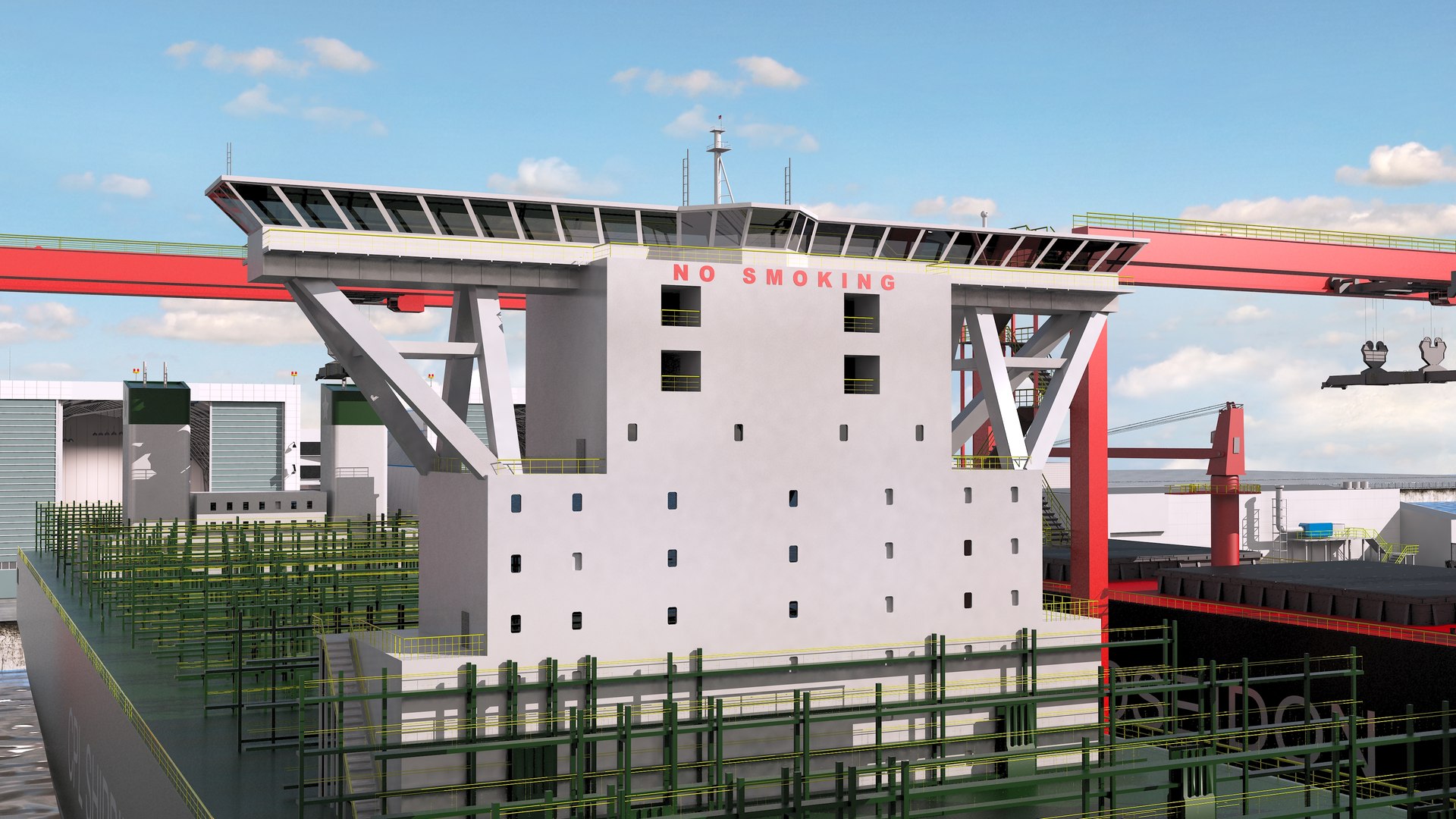 Shipyard 3D Model - TurboSquid 2029966