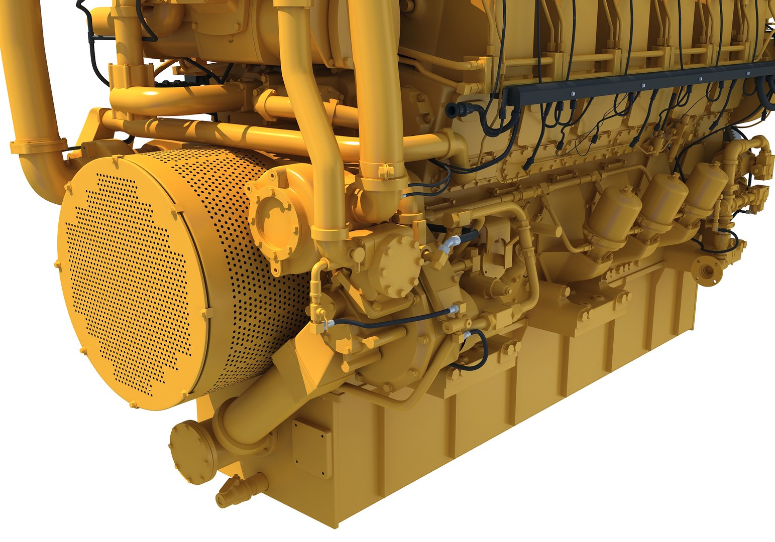 Marine Engine 3D Model - TurboSquid 1216291