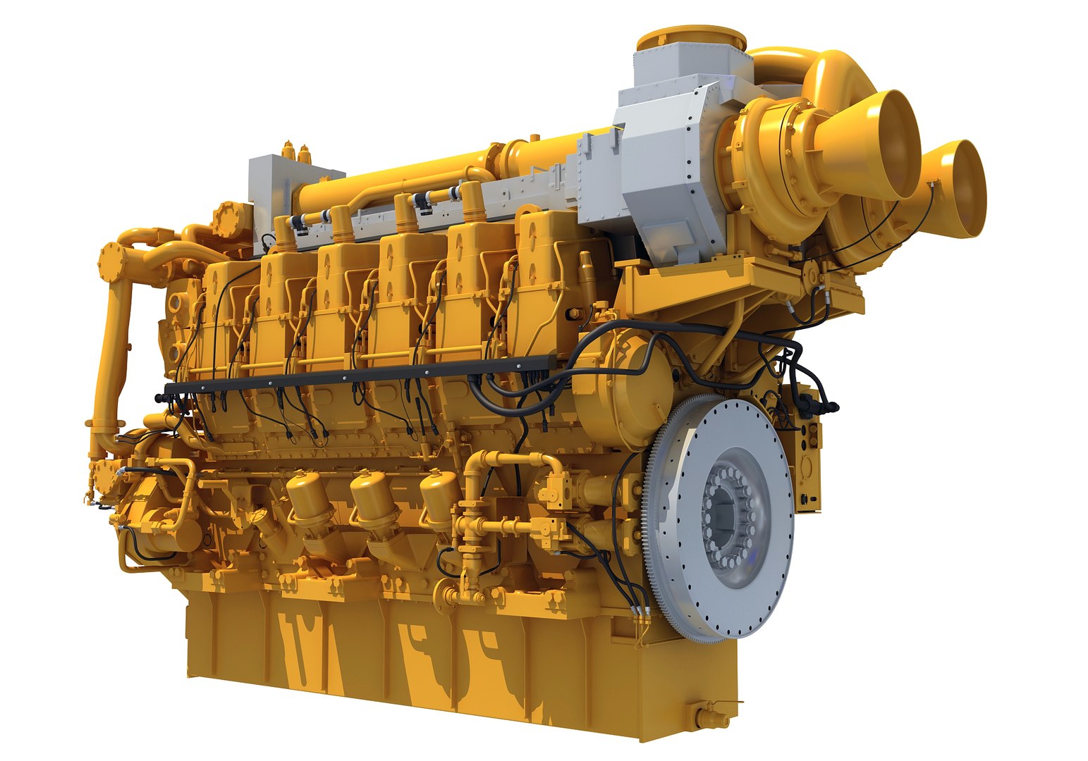Marine Engine 3D Model - TurboSquid 1216291
