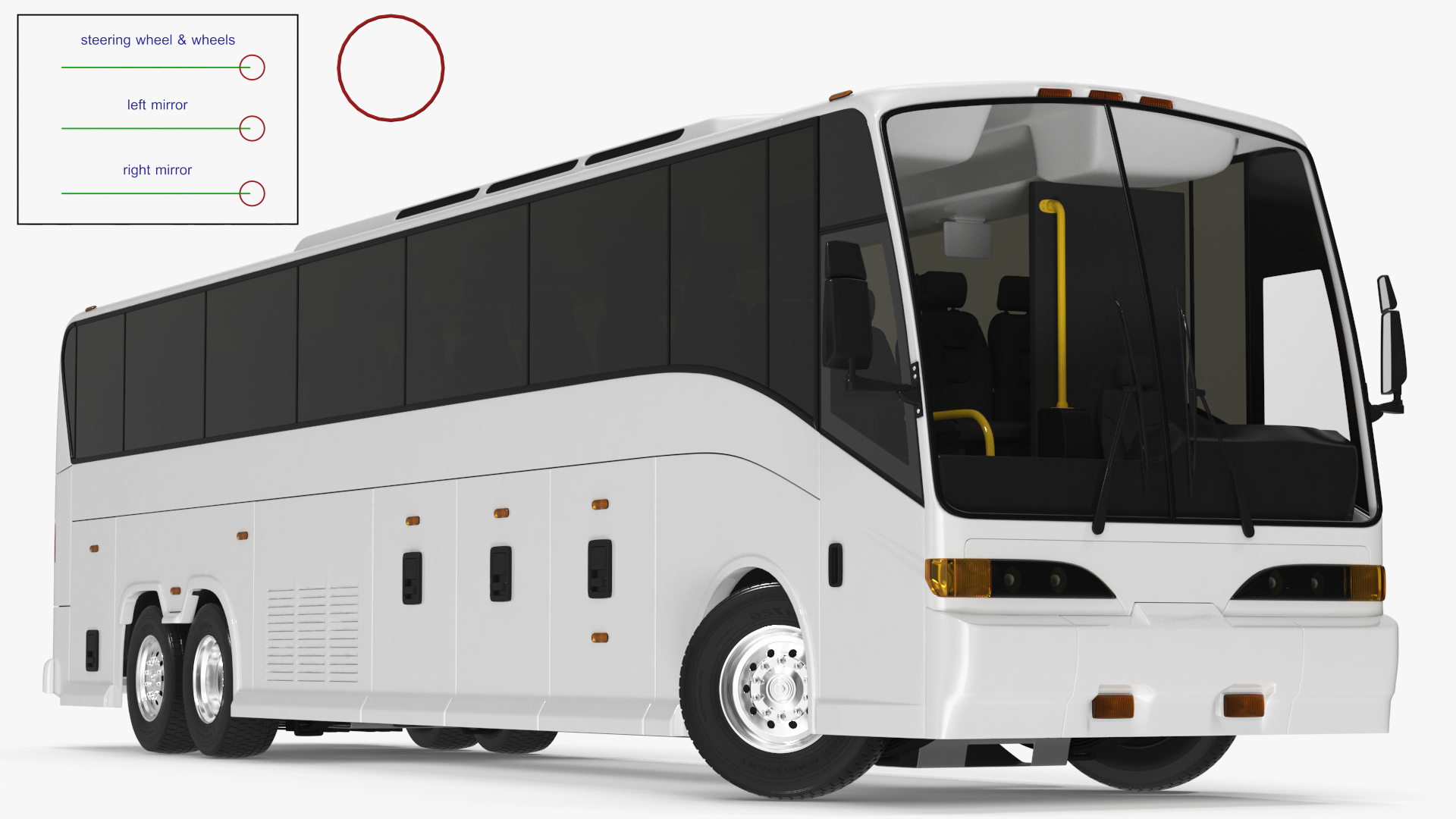 3D Charter Bus Rigged Model - TurboSquid 2183292
