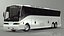3D Charter Bus Rigged model