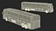 3D Charter Bus Rigged model