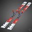 Collection de bâtons de casque pour bottes de ski alpin