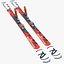 Collection de bâtons de casque pour bottes de ski alpin