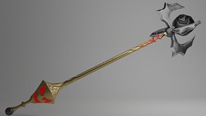 Evilish Staff 3D model