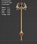 Evilish Staff 3D model