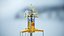 3D model TPL Tension Leg Oil Platform