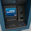 3d model wall type atm machine