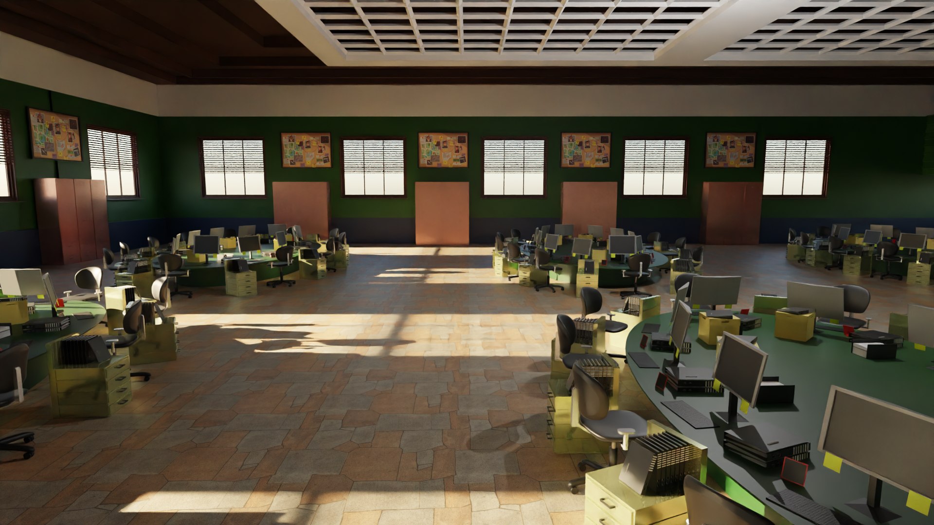 Police Station interior 3D model - TurboSquid 2158091