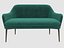Sofa Charmy velvet green Pols Potten