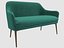 Sofa Charmy velvet green Pols Potten