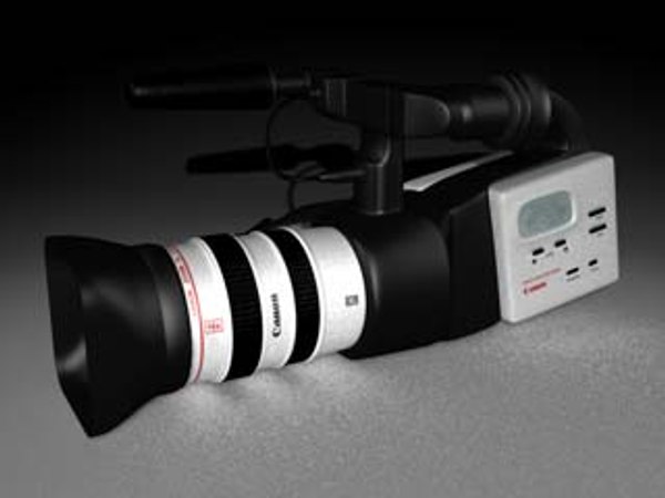 3d model television camera