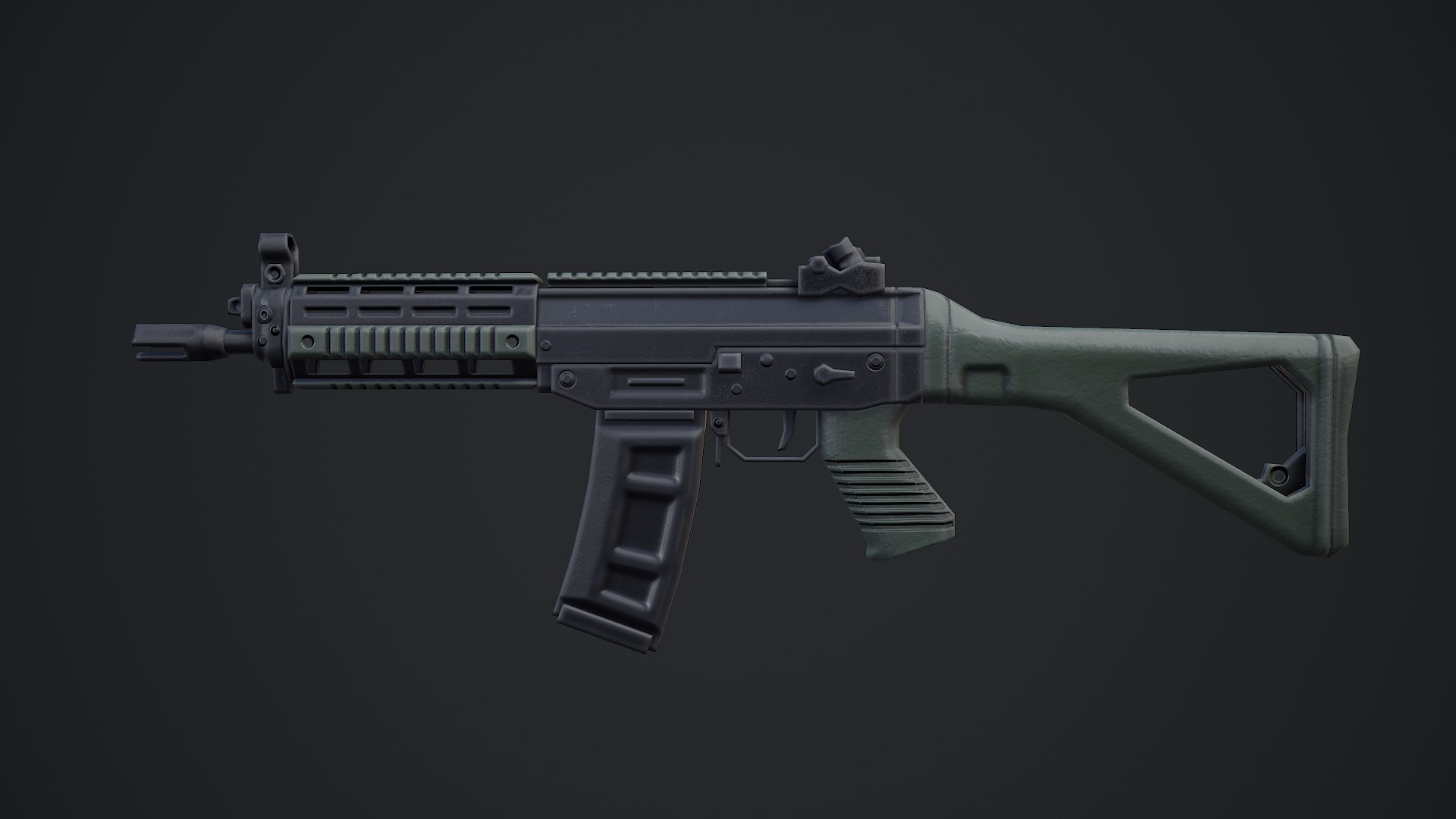 SIG SG552 Commando GREEN 3D model https://p.turbosquid.com/ts-thumb/4C/5Qdi3x/1T/screenshot009/png/1632705733/1920x1080/fit_q87/1efe35912f9e3c3d5a77f90e1fe7e3833b3735e7/screenshot009.jpg