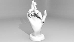 Hand&Wyvern for 3D Print