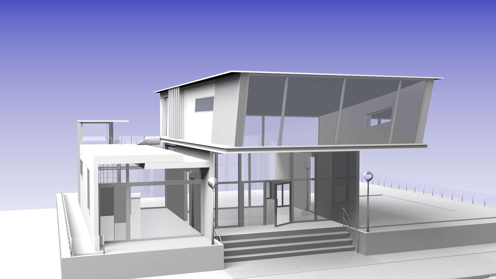 3d Modern Design Model
