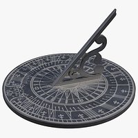Vintage Horizontal Sundial
