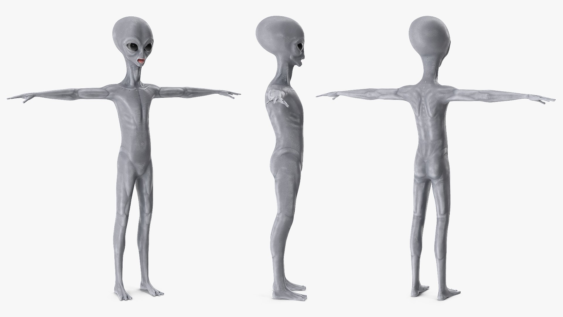 3D Model Alien Rigged Character - TurboSquid 1602435