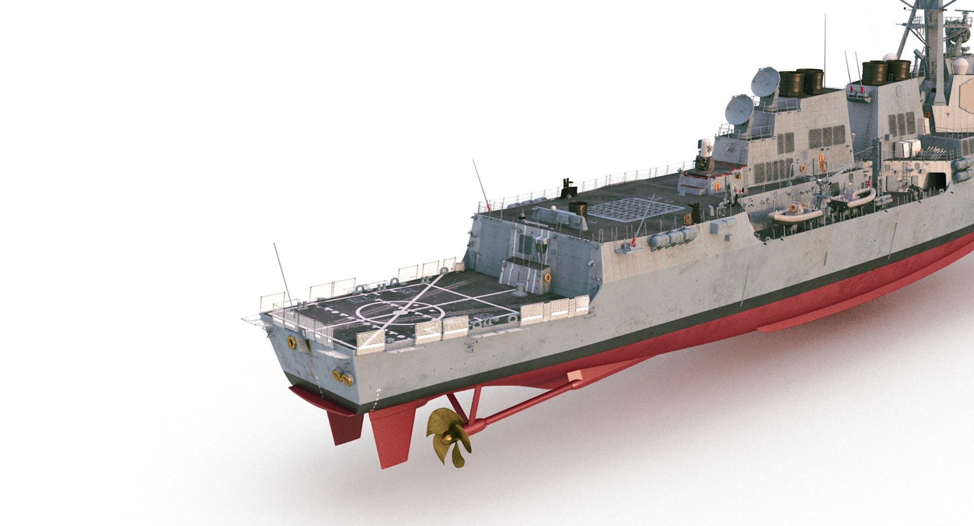 Uss shoup ddg 3D model - TurboSquid 1346693