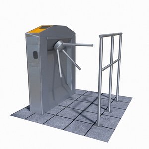 turnstile scene 3D model