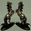 3d horse statuette model