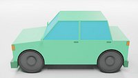 LOW-POLY SEDAN CARSFOURTEEN