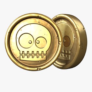 Cartoon Pirate Coin