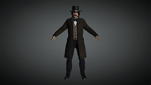 Realistic Male Character 01 3D model