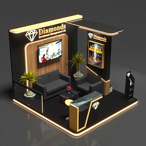 3D Exhibition Stand Stall