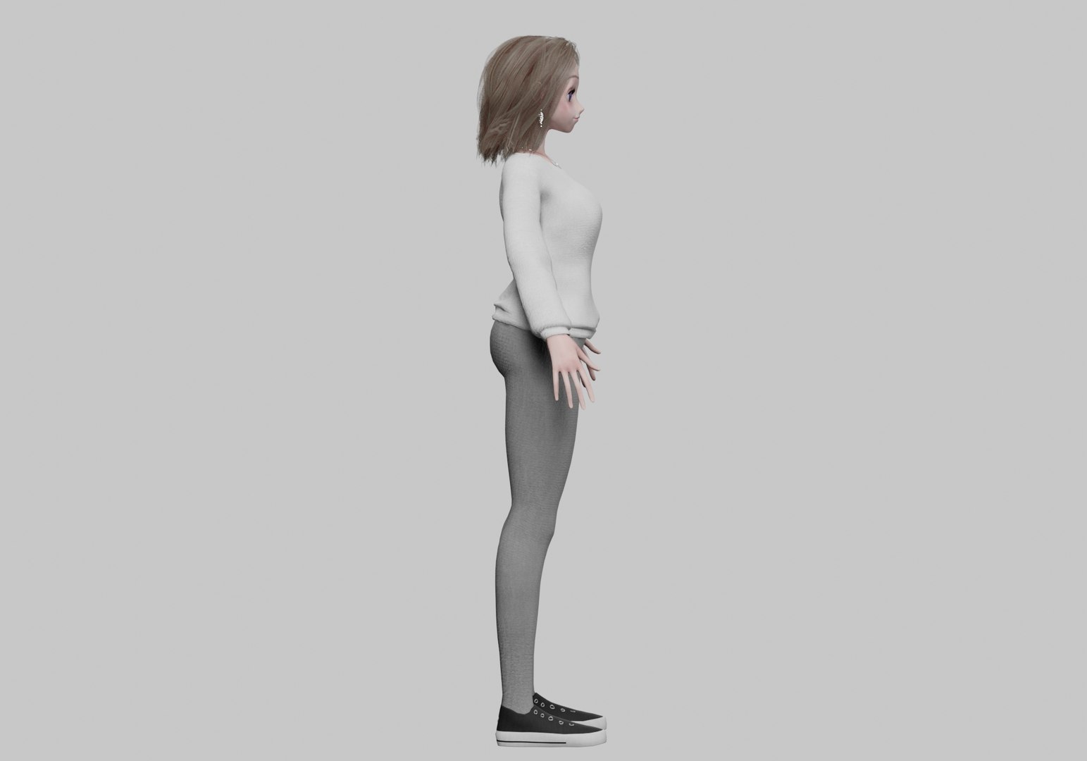 Classic Basic Girl V35767 - TurboSquid 2269205