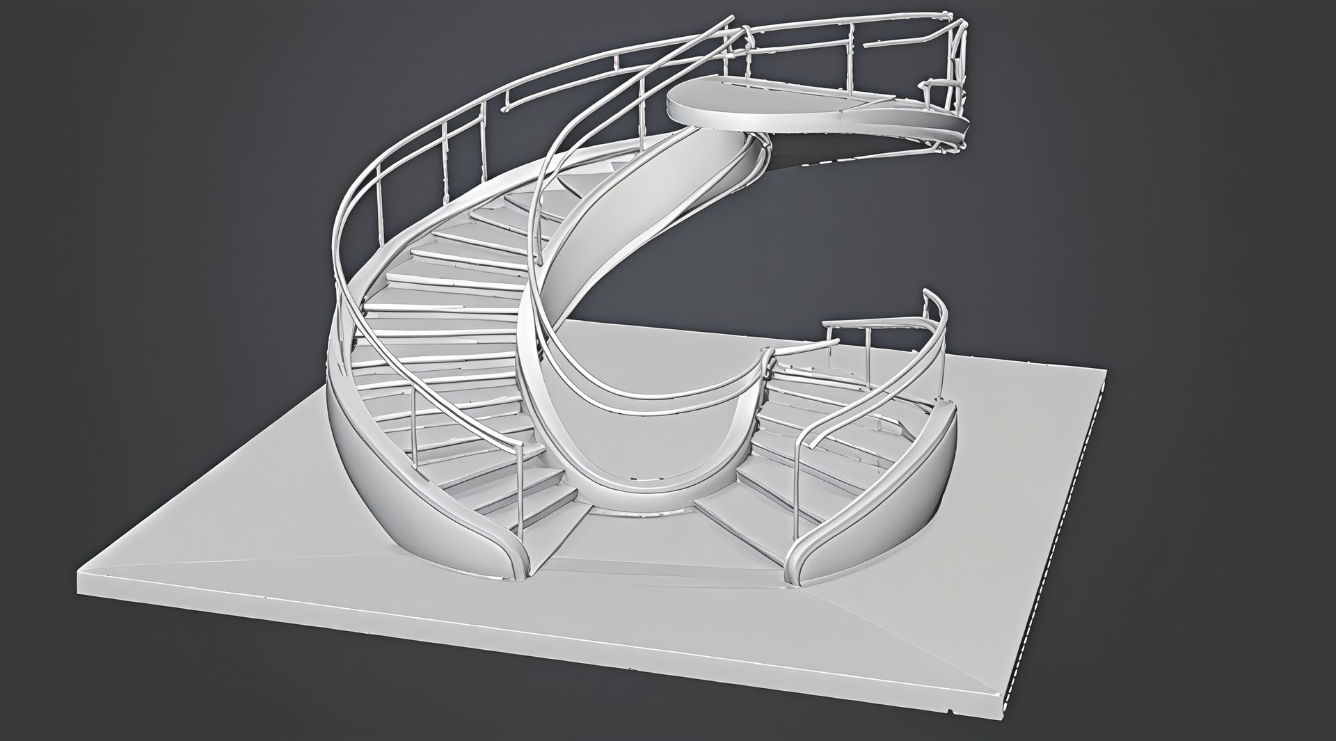 Modern Sculptural Spiral Staircase Architectural 3D Render 3D model https://p.turbosquid.com/ts-thumb/4C/YH1xtW/9U/png005/png/1793453587/1920x1080/fit_q87/0f762662295be5bb6dcb63f622f1619fbd67ad9c/png005.jpg