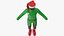 Christmas Elf Costume Male model